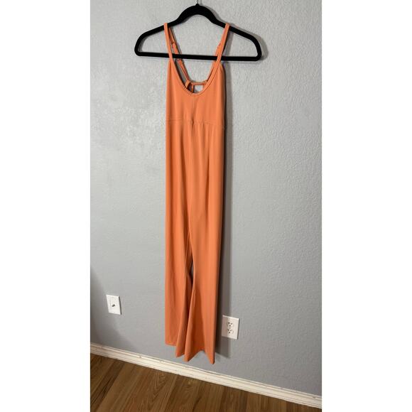 Free People Movement All Star Jumpsuit Orange Size Small - Picture 4 of 10